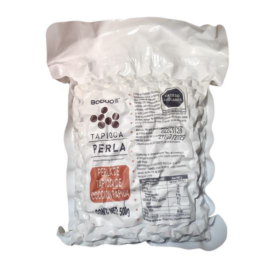 Boba de Tapioca de Cocción Rápida 0.5 kg